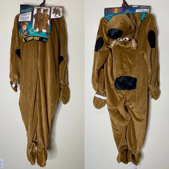 Scooby Doo Costume from Scoob! The Movie Jumpsuit with Holographic Tag S / M / L - Picture 3 of 3